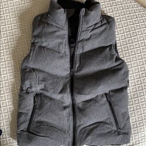 GAP gray flannel vest